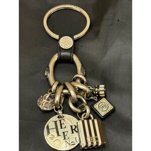 Henri Bendel New York Charm Key Chain Fob Handbag Accessories rare 5 charms